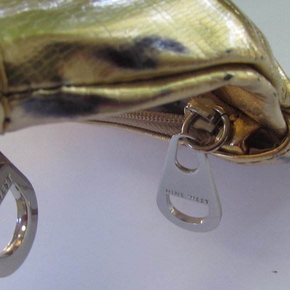 Nine West Gold Clutch - Picture 11 of 12